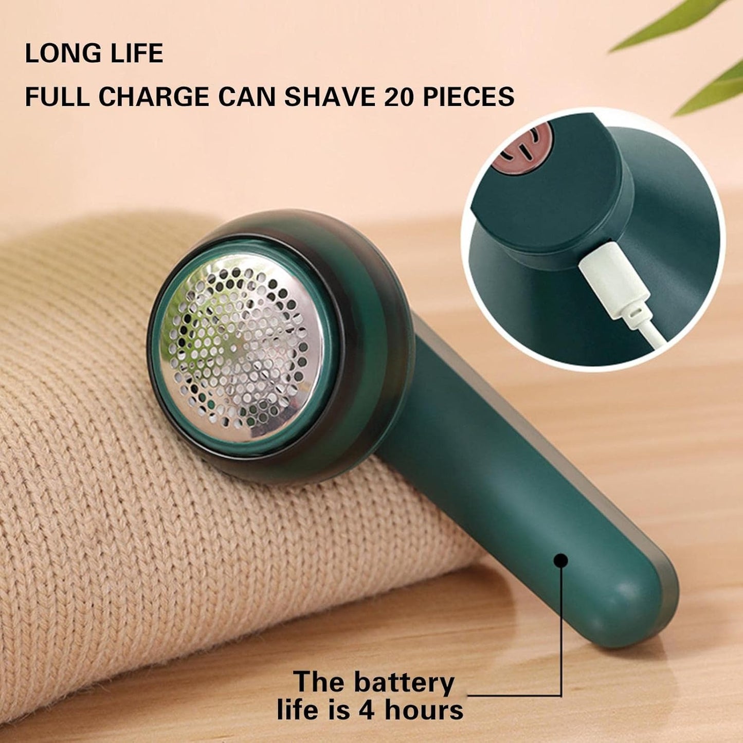 Lint Remover Chargeable Portable Design Gentle On Fabrics Removes Lint