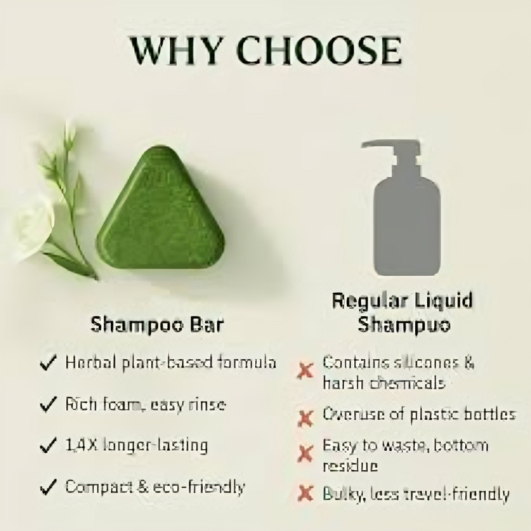 Timfens Cypress Leaf & Usman Grass Shampoo Bar – Natural Herbal Deep Clean & Oil Control