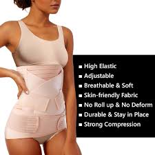3-in-1 Belly Belt Waist Shaper – Postpartum Recovery & Body Support
