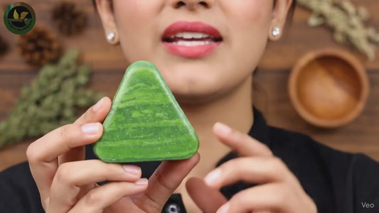 Timfens Cypress Leaf & Usman Grass Shampoo Bar – Natural Herbal Deep Clean & Oil Control